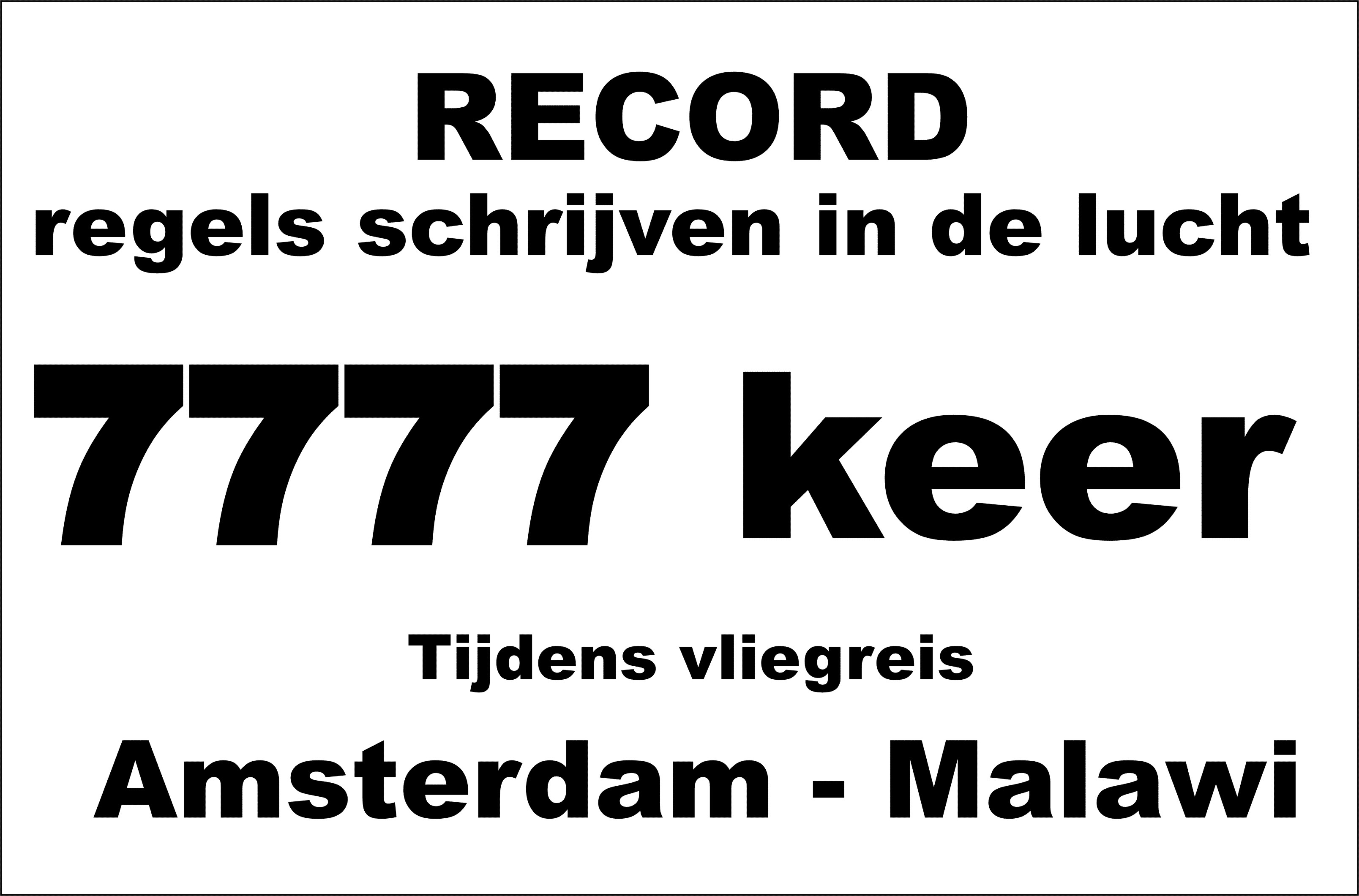 record regels schrijven